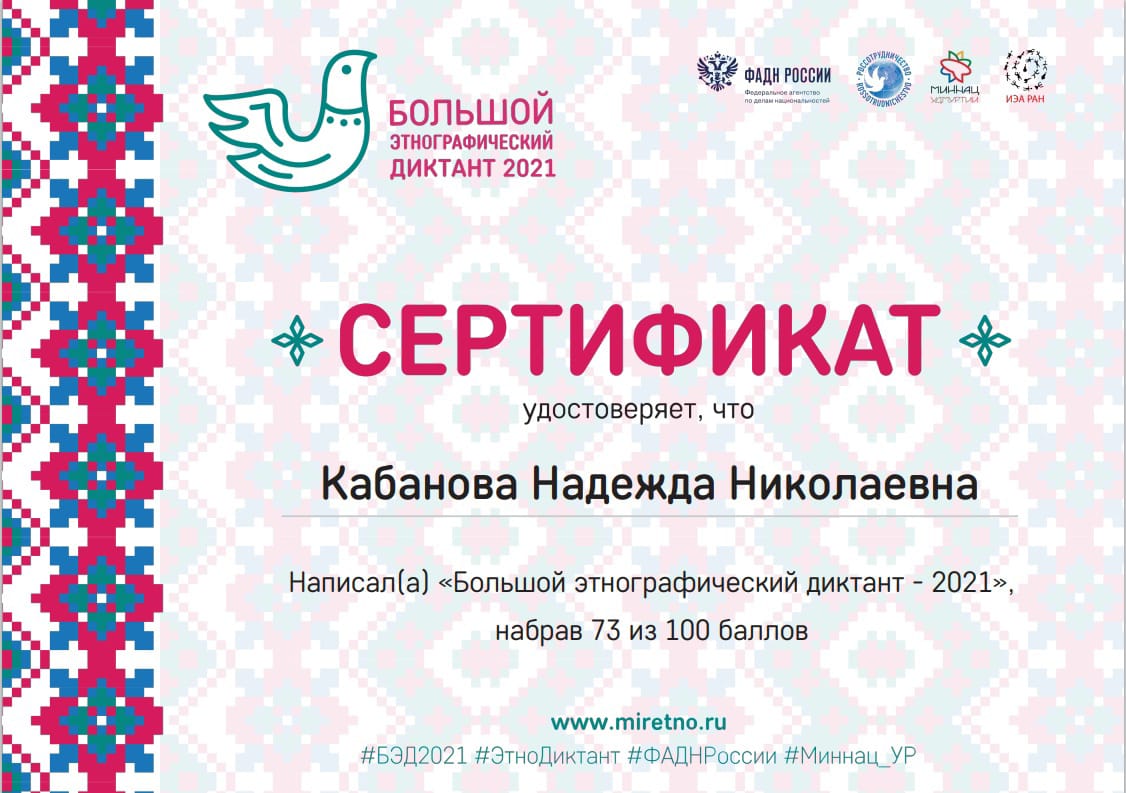 кабанова Надежда